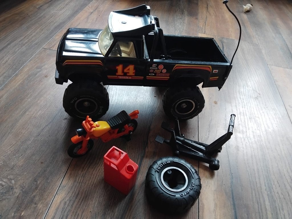 Vintage Tonka MR970 #14 Rally Blackbird - 100% COMPLEET, Ophalen, Gebruikt, Auto