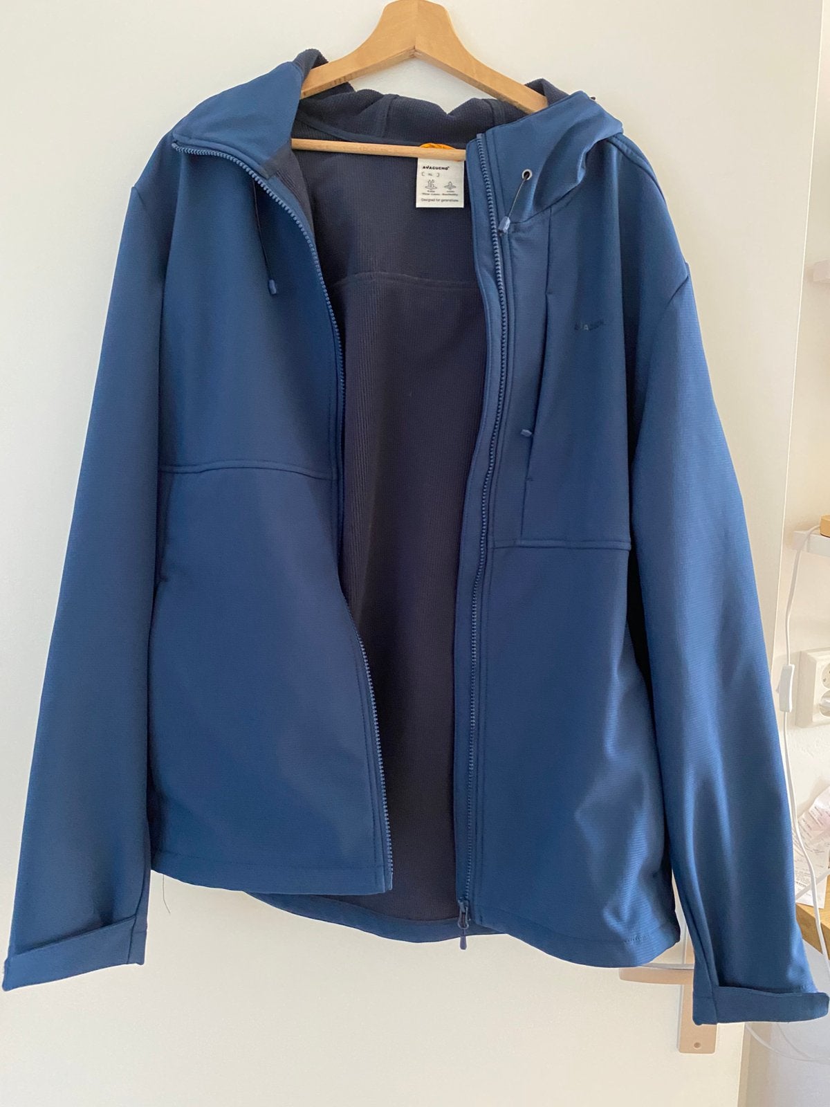 Jas hardshell ayacucho - donkerblauw - XL, Kleding | Heren, Ophalen of Verzenden, Nieuw, Maat 56/58 (XL), Blauw