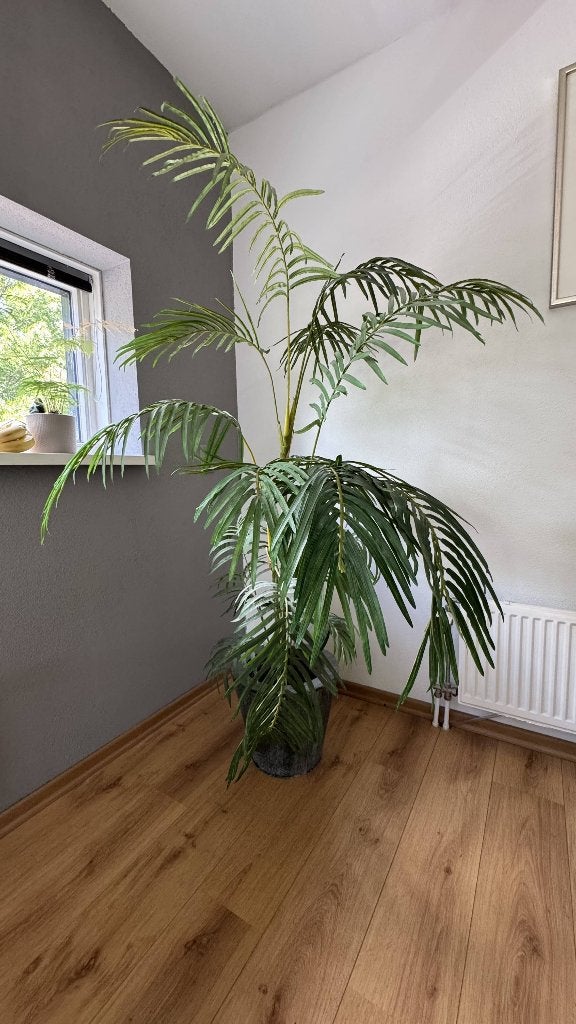 Kunstplant inclusief pot 180 cm, Onderhoudsvrij, Kunstplant, Kunststof, Binnen