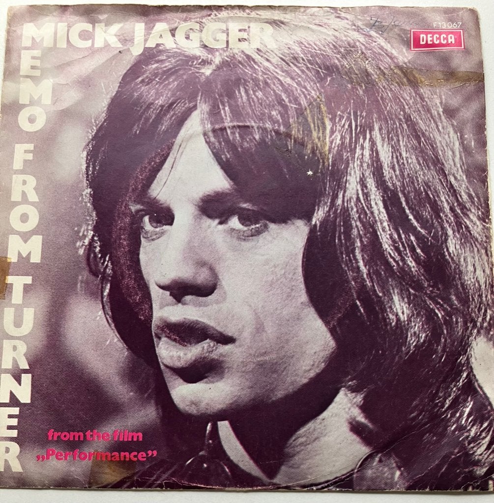 UK50 Mick Jagger Memo from Turner UK70 € 7,50, Gebruikt, 7 inch, Ophalen of Verzenden, Fotohoes