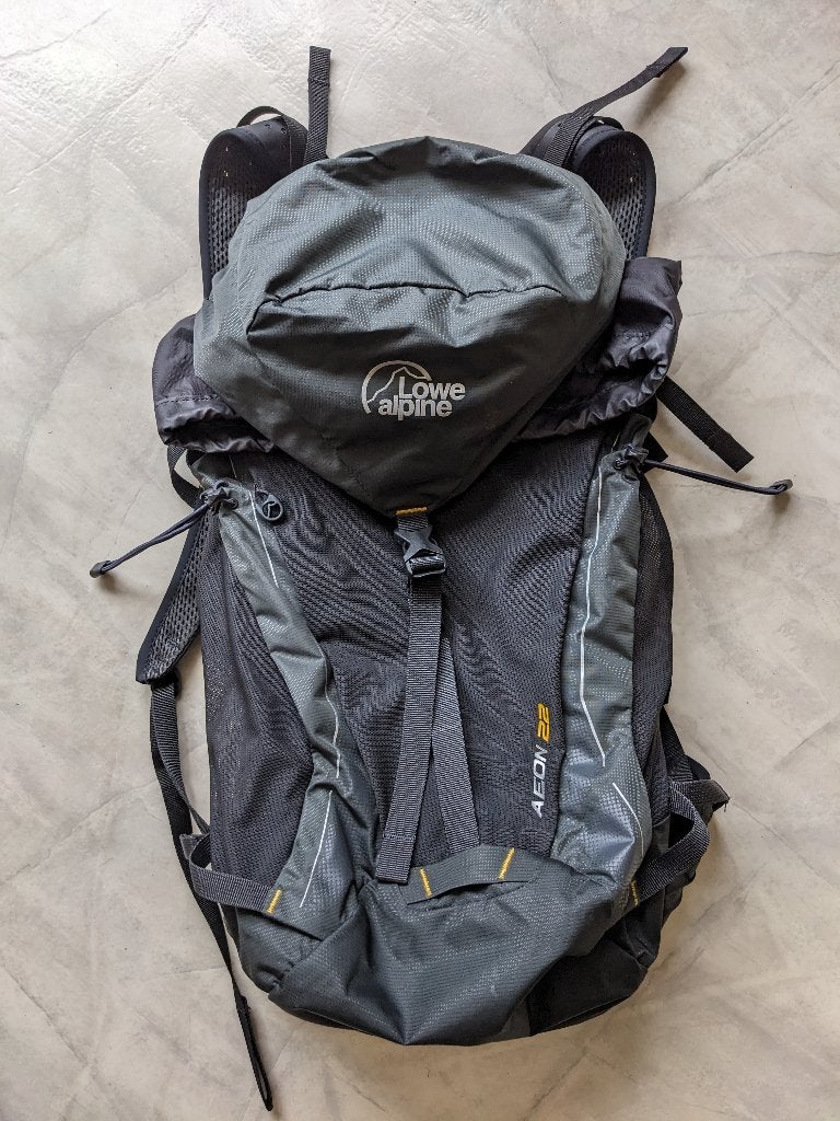 Lowe Alpine Aeon 22 liter dagrugzak, Sport en Fitness, Bergsport en Wandelen, Zo goed als nieuw, Rugzak, Ophalen
