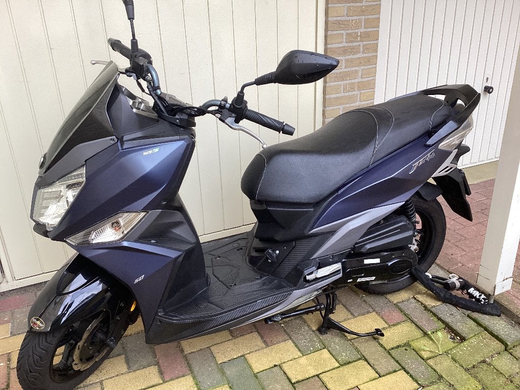 Sym jet 14 zgan uit 2021, Overige modellen, Zo goed als nieuw, Benzine, 49 cc
