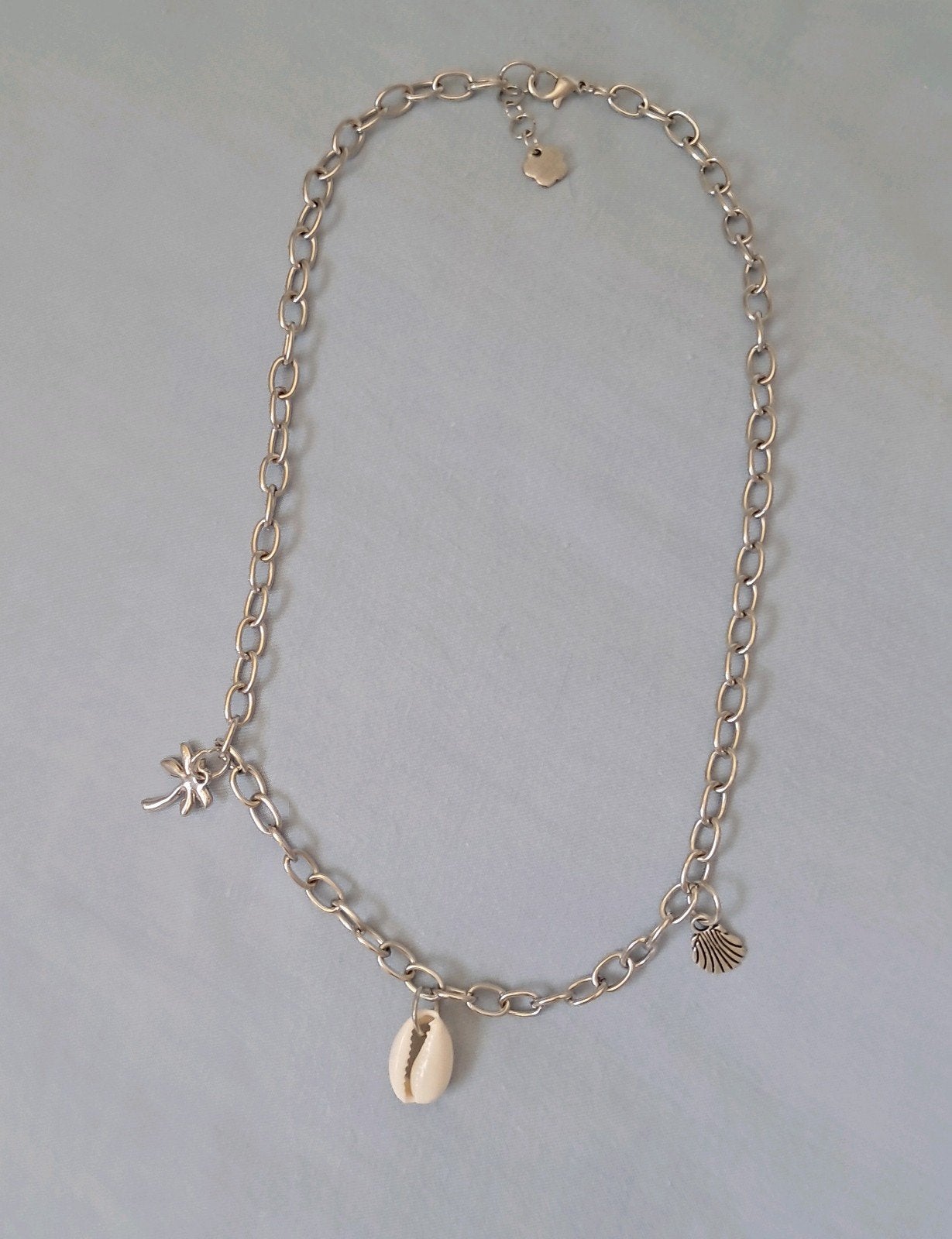 Zomer ketting, Ophalen of Verzenden, Nieuw, Zilver, Met bedels of kralen
