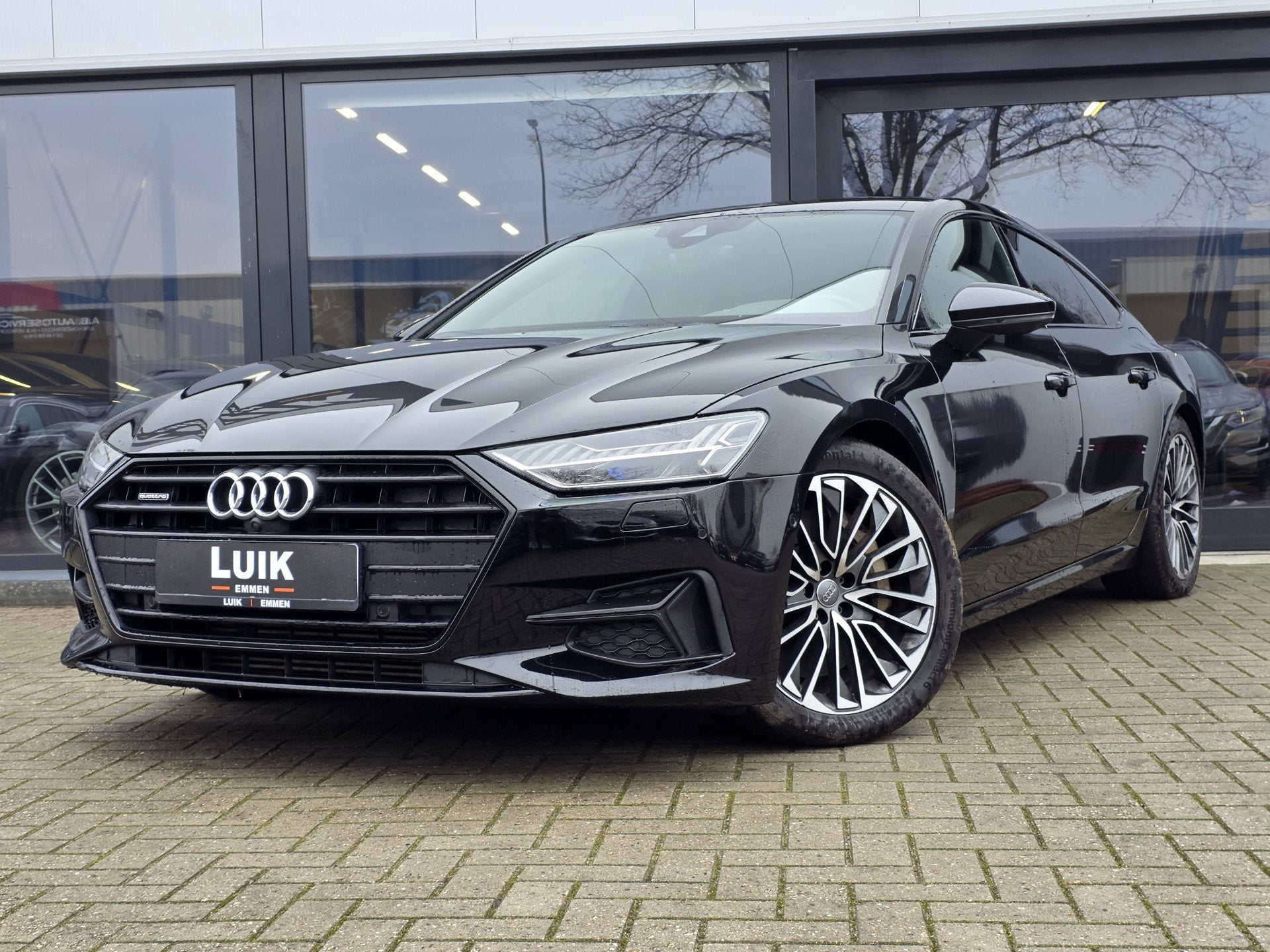 Audi A7 Sportback 50 TFSI e quattro Pro Line Plus + MATRIX +, Auto's, Dealer onderhouden, Automatische klimaatregeling, Gebruikt
