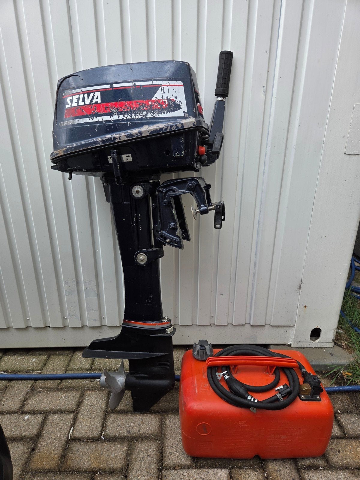 loop of sloop: Selva 9.9pk met tank, Ophalen, Gebruikt, Motor en Techniek
