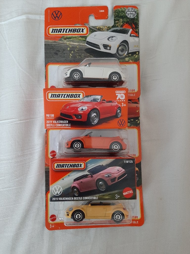 Matchbox New beetle cabrio set., Ophalen of Verzenden, Nieuw, Auto