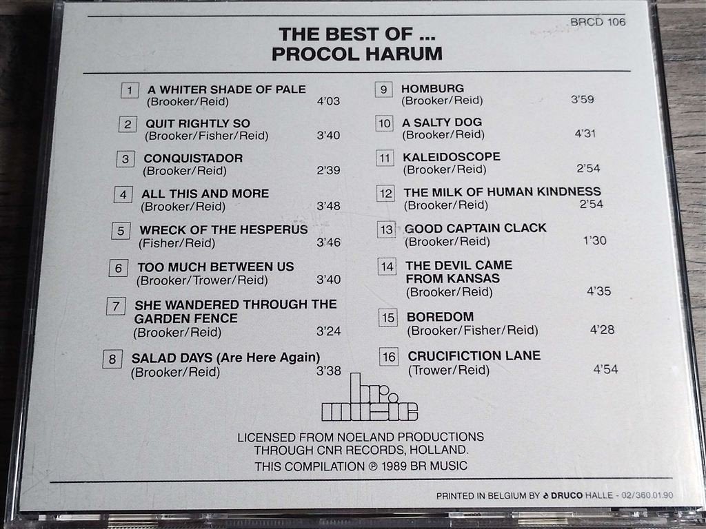 Procol Harum ‎– The Best Of ... Procol Harum, Ophalen of Verzenden, Zo goed als nieuw, Poprock