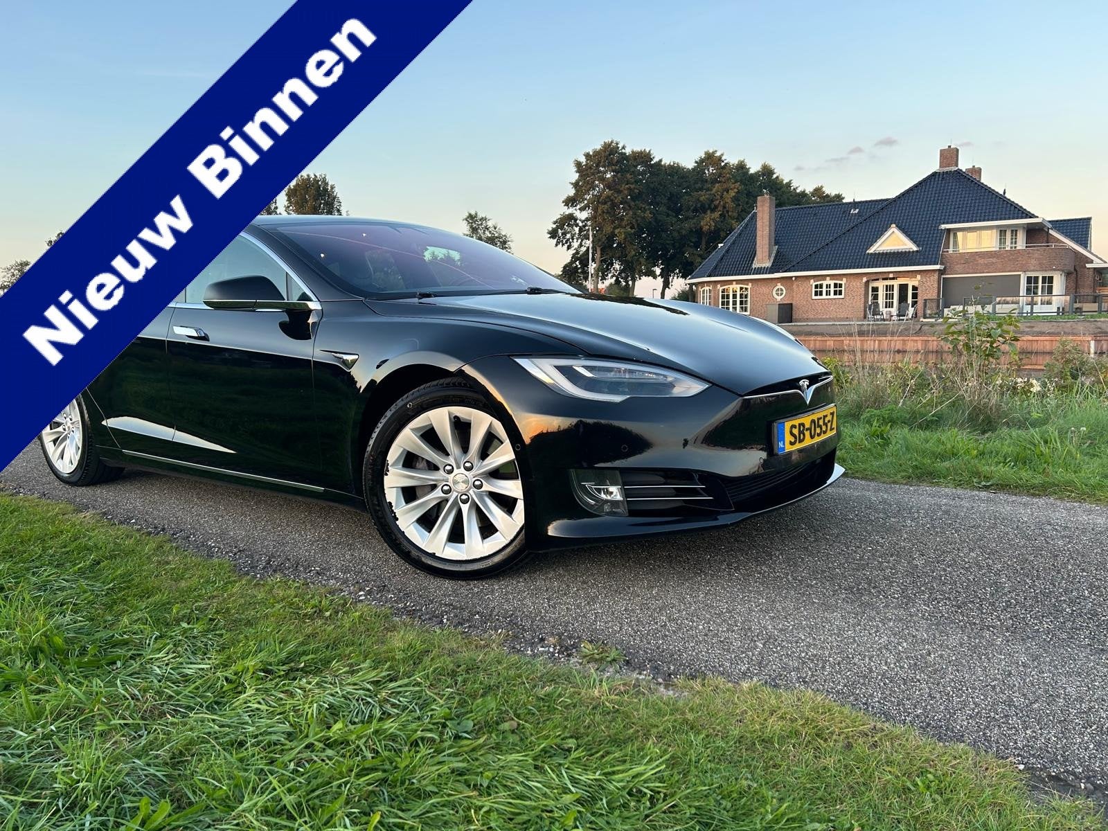 Tesla Model S 75D Base | Autopilot | Pano | Stoelverwarming, Auto's, Dealer onderhouden, Gebruikt, Zwart, Model S