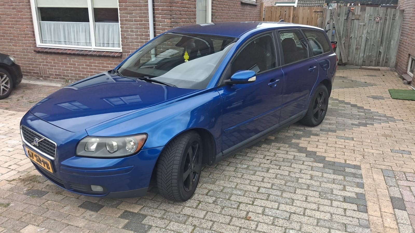 Volvo V50 1.8 benzine 2006 blauw, Auto's, Voorwielaandrijving, Stof, 4 cilinders, Blauw