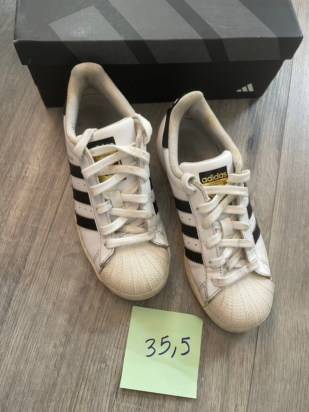 Adidas superstar maat 35,5, Ophalen of Verzenden, Zo goed als nieuw, Schoenen