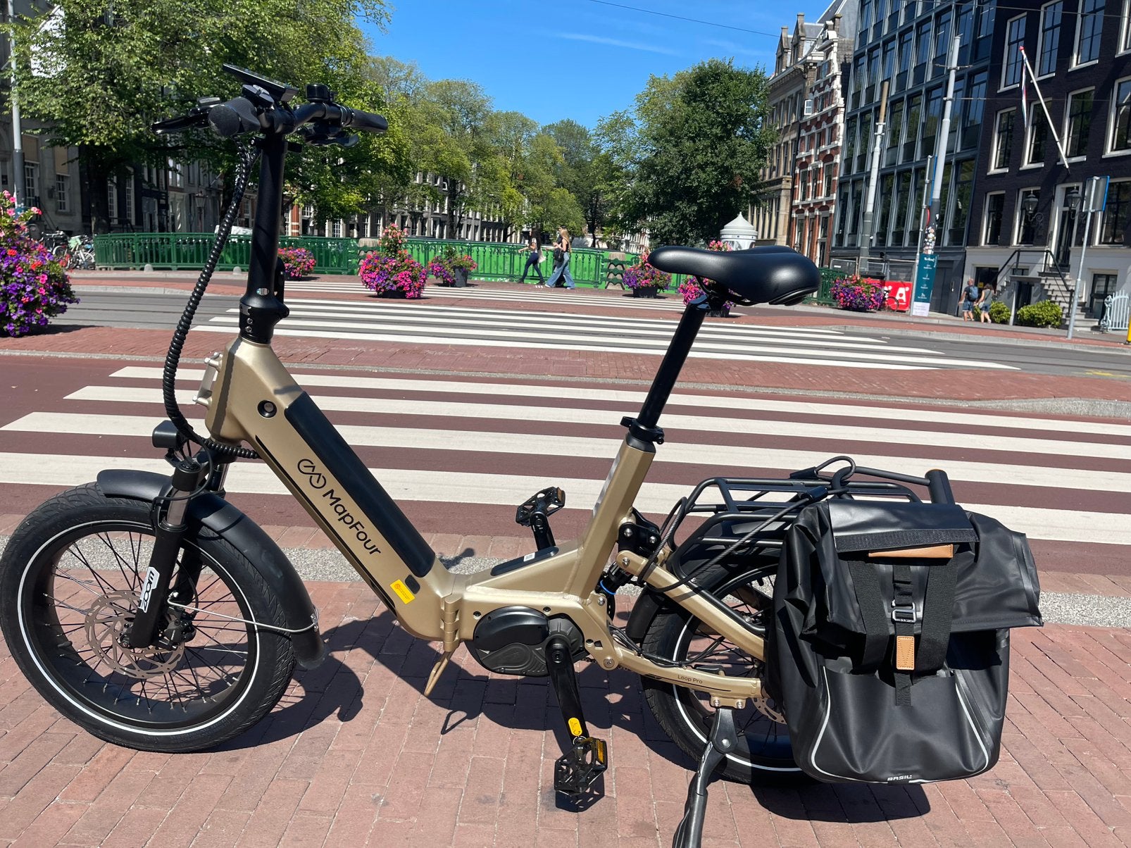 Vouwfiets met middenmotor lage instap, mapfour. 720WH, Minder dan 47 cm, Ophalen, Zo goed als nieuw, Overige merken