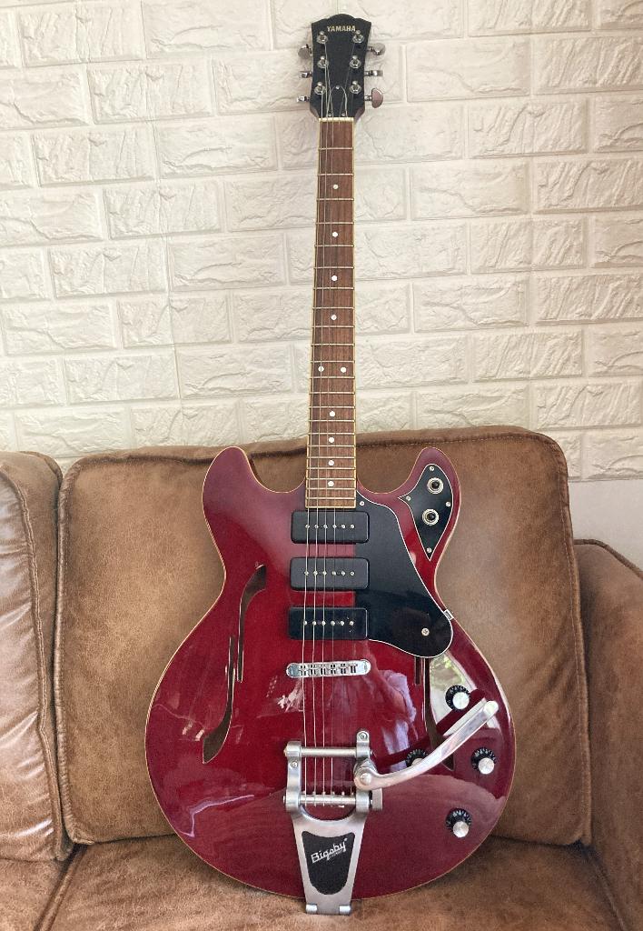 Yamaha SA503TVL Troy van Leeuwen topstaat, Muziek en Instrumenten, Snaarinstrumenten | Gitaren | Elektrisch, Ophalen of Verzenden