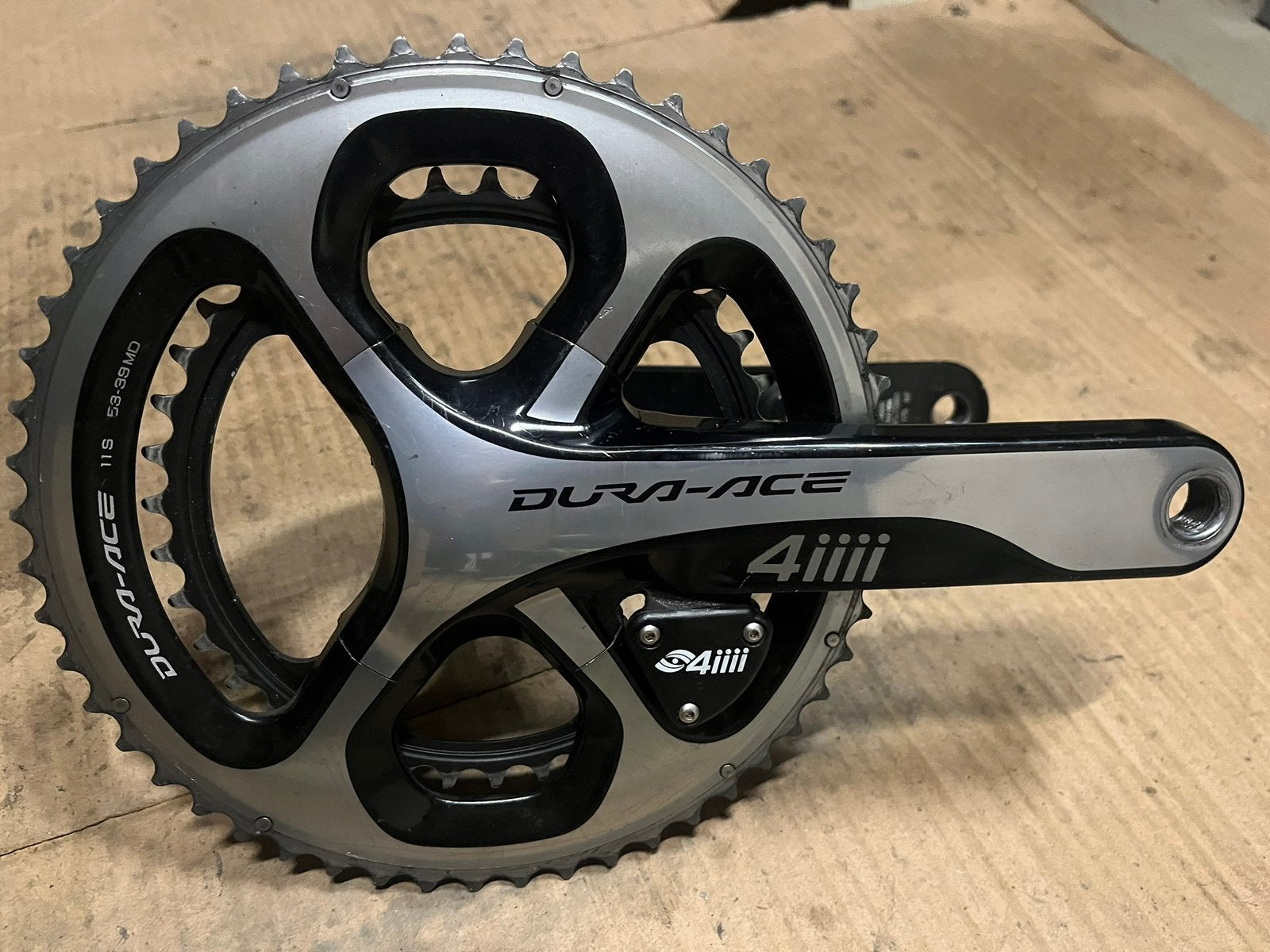 Dura ace 9000 crankstel met 4iiii powermeter, Fietsen en Brommers, Ophalen of Verzenden, Gebruikt, Gravelbike, Crankstel of Pedalen