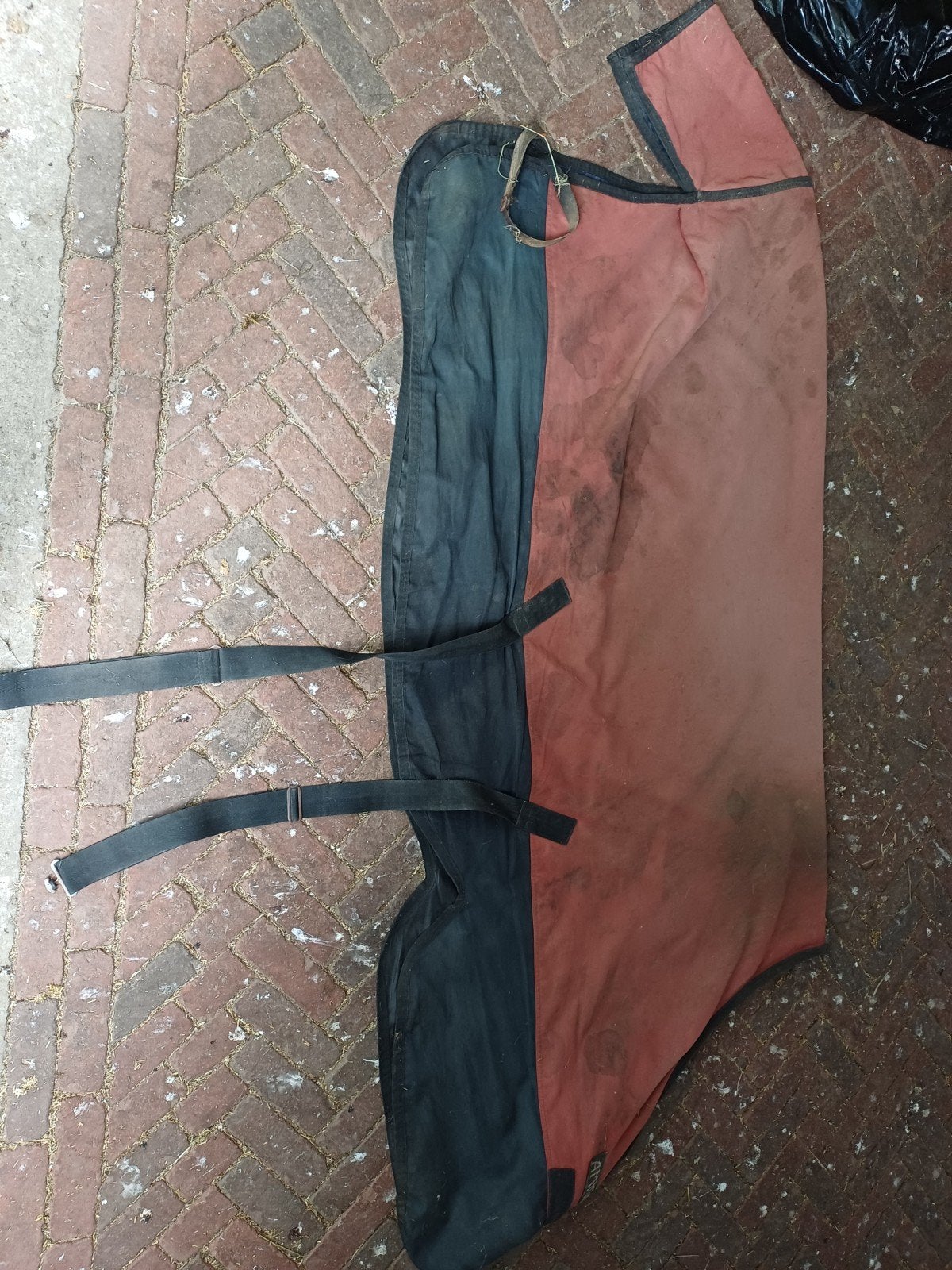 Horseware Amigo regendeken 6'3 190, Dieren en Toebehoren, Paarden en Pony's | Dekens en Dekjes, Full (L), Gebruikt, Rood, Ophalen of Verzenden
