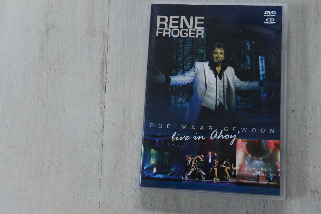 RENE FROGER == Doe Maar Gewoon LIVE in Ahoy, Verzenden, Alle leeftijden, Nederlands, Inclusief doosje
