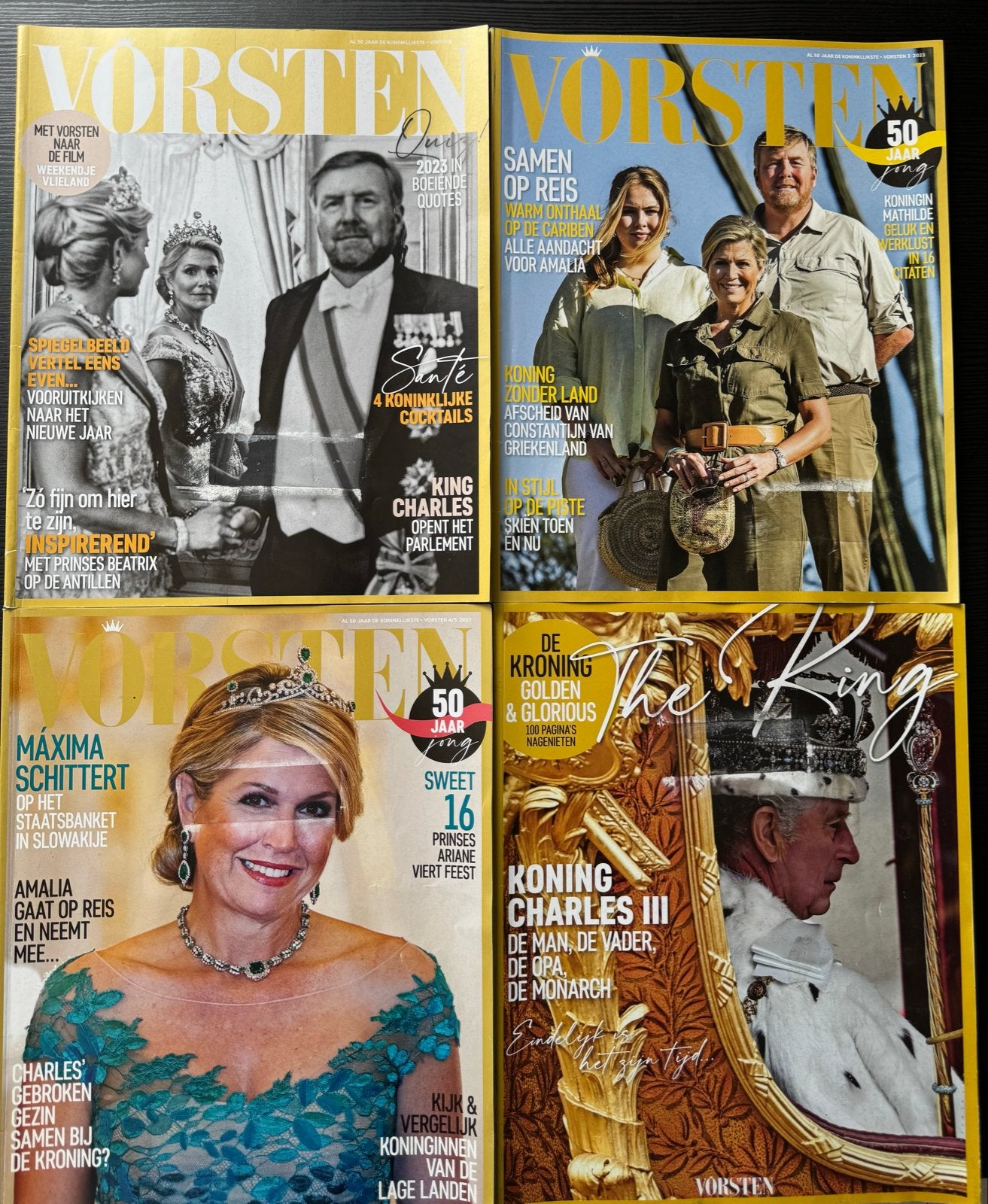 Vorsten Magazine Collectie - 4 nummers, Boeken, Tijdschriften en Kranten, Ophalen of Verzenden, Gelezen, Glossy