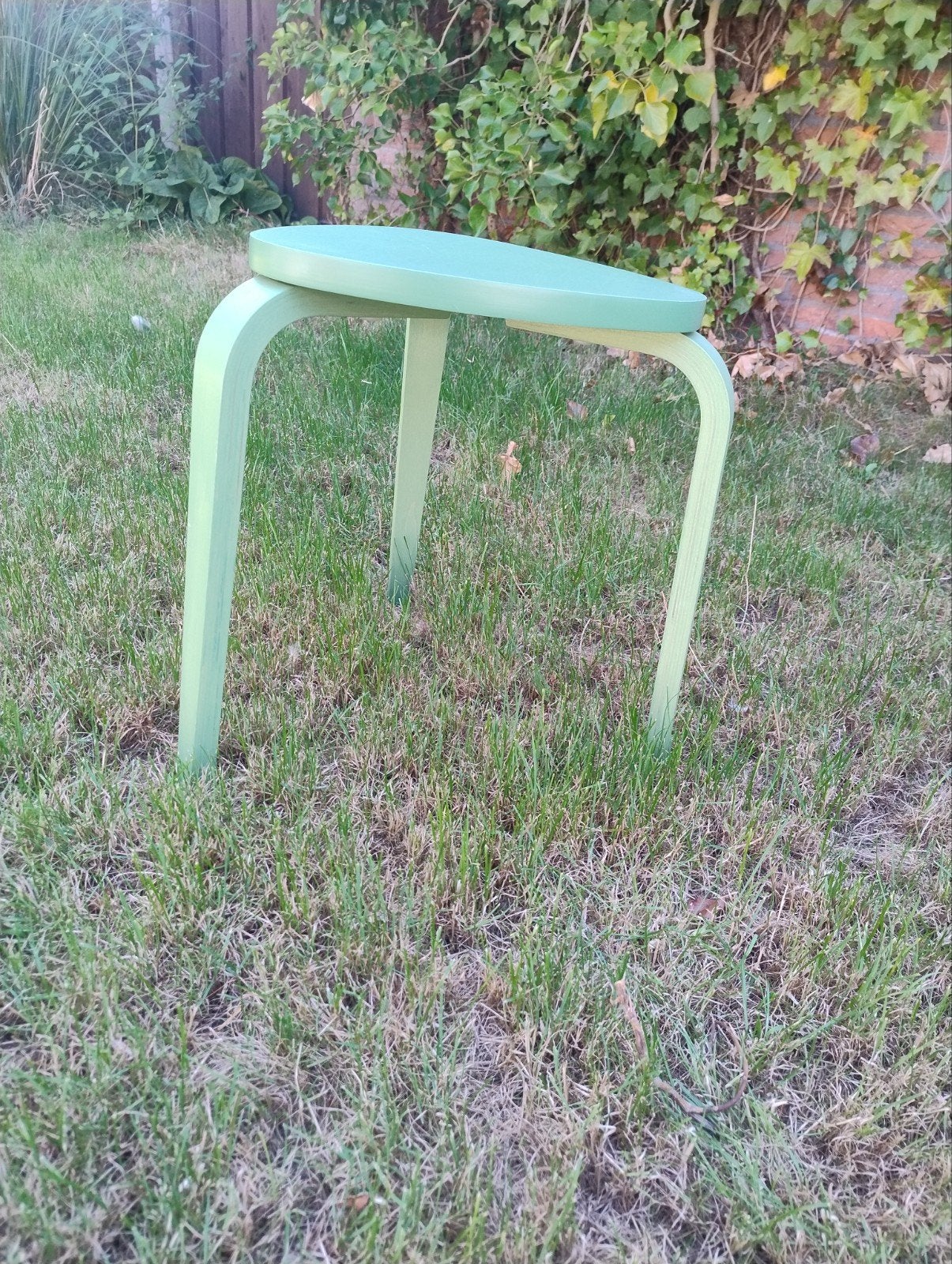 groene krukjes, Huis en Inrichting, Krukjes, Ophalen, Zo goed als nieuw, Hout