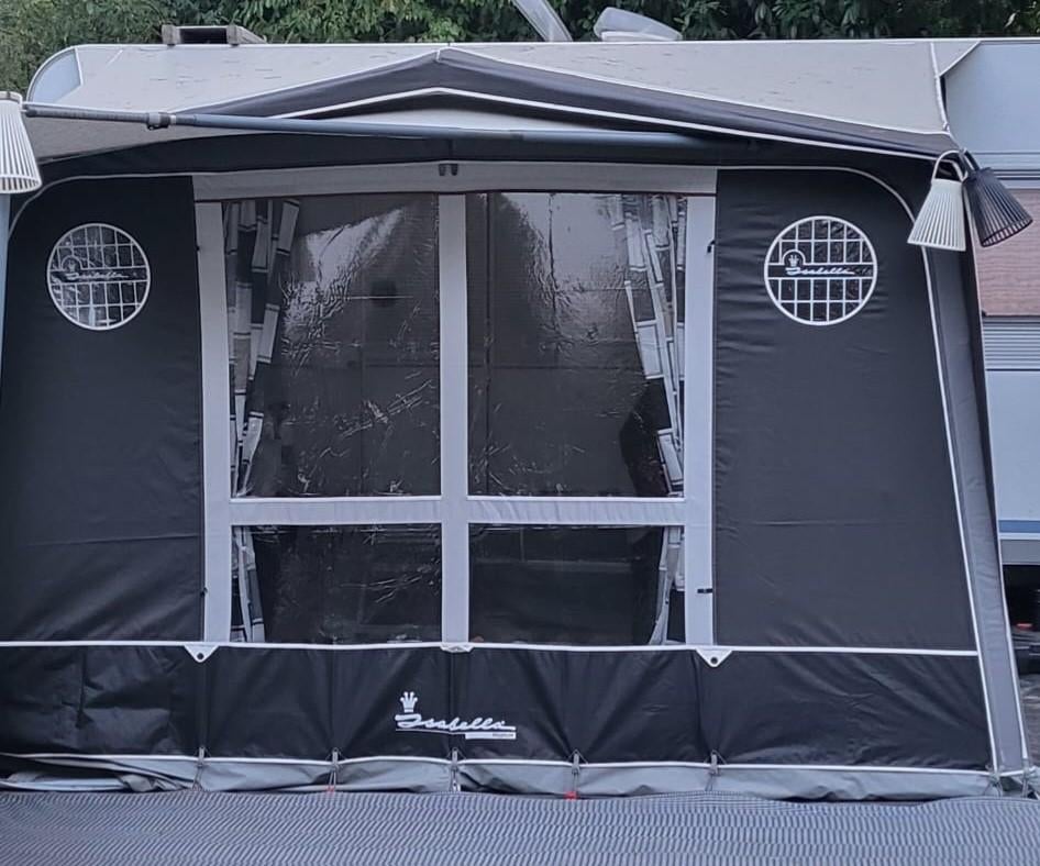 Isabella Magnum Etna 340 deeltent met Carbon frame, Caravans en Kamperen, Ophalen, Zo goed als nieuw