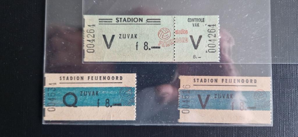 Feyenoord kaartjes tickets gezocht 78/79 - 79/80. Lees., Verzamelen, Ophalen
