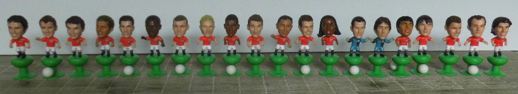 20 Voetbalpoppetjes Nederlands Elftal WK 2006, Verzenden, Zo goed als nieuw, Overige binnenlandse clubs, Beeldje of Poppetje