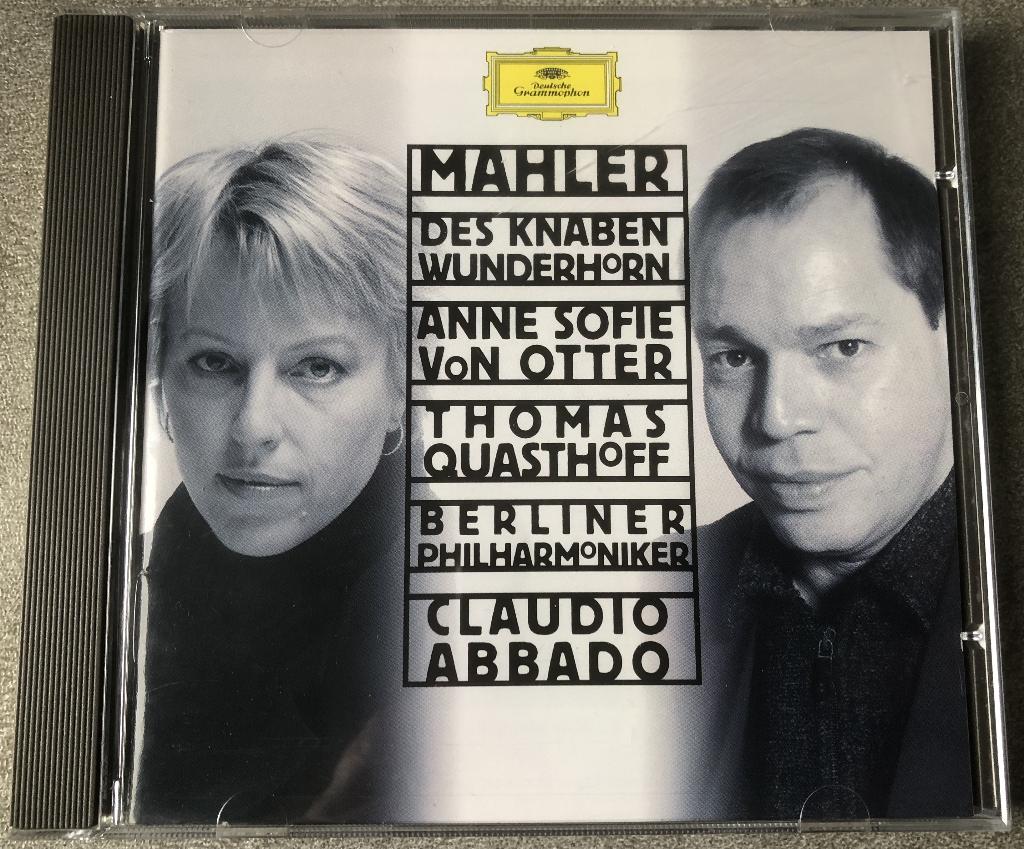 MAHLER - DES KNABEN WUNDERHORN - QUASTHOFF/VON OTTER, Ophalen of Verzenden, Romantiek, Zo goed als nieuw, Orkest of Ballet