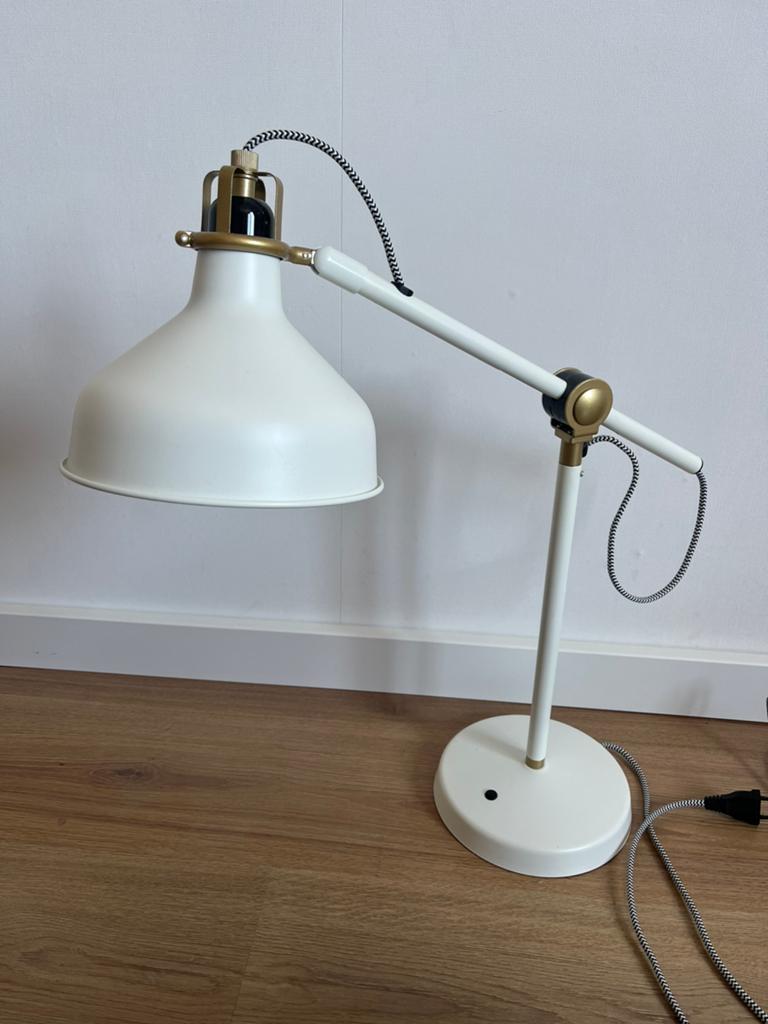 Bureaulamp Wit, Ophalen, Zo goed als nieuw, Minder dan 50 cm