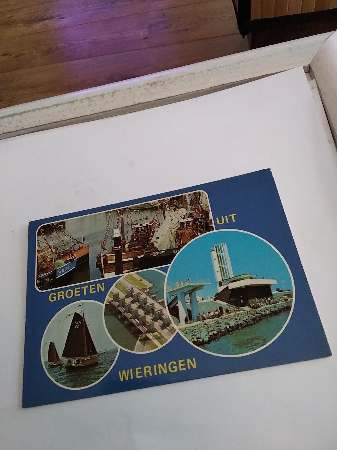Ansichtkaart Groeten uit Wieringen - Vintage, Ophalen of Verzenden, 1960 tot 1980, Ongelopen, Noord-Holland