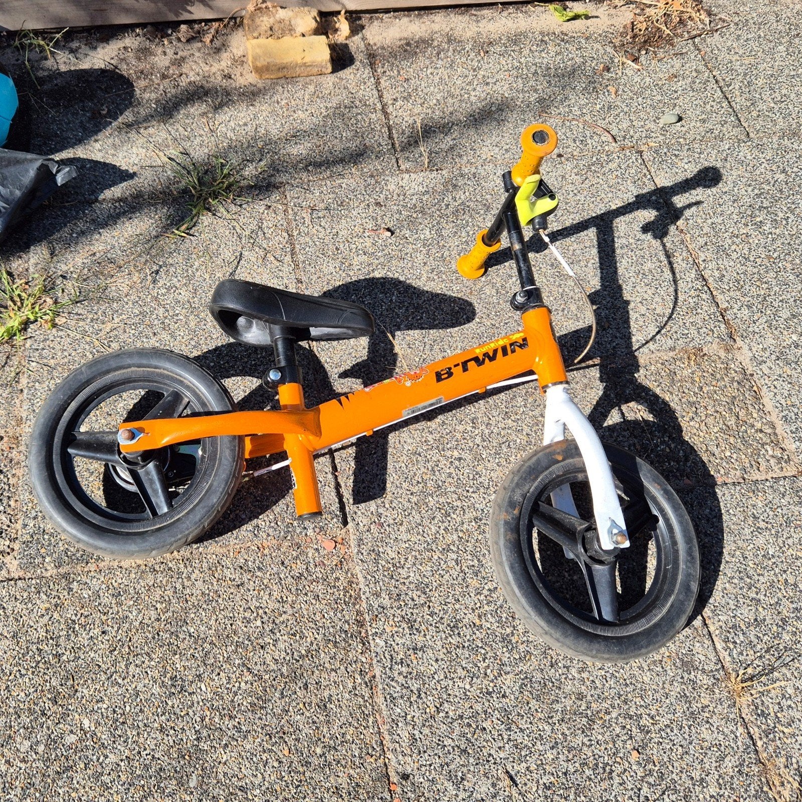 B'Twin loopfiets, oranje, 10 inch, Ophalen, Gebruikt, Minder dan 16 inch, B'Twin