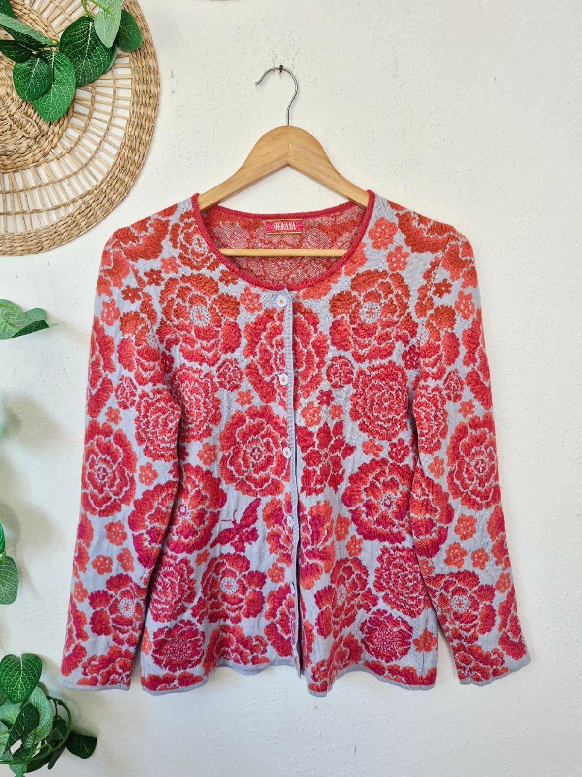 Oleana Norway zijde/merinowol designer vest M, Kleding | Dames, Oleana, Verzenden, Zo goed als nieuw, Maat 38/40 (M)