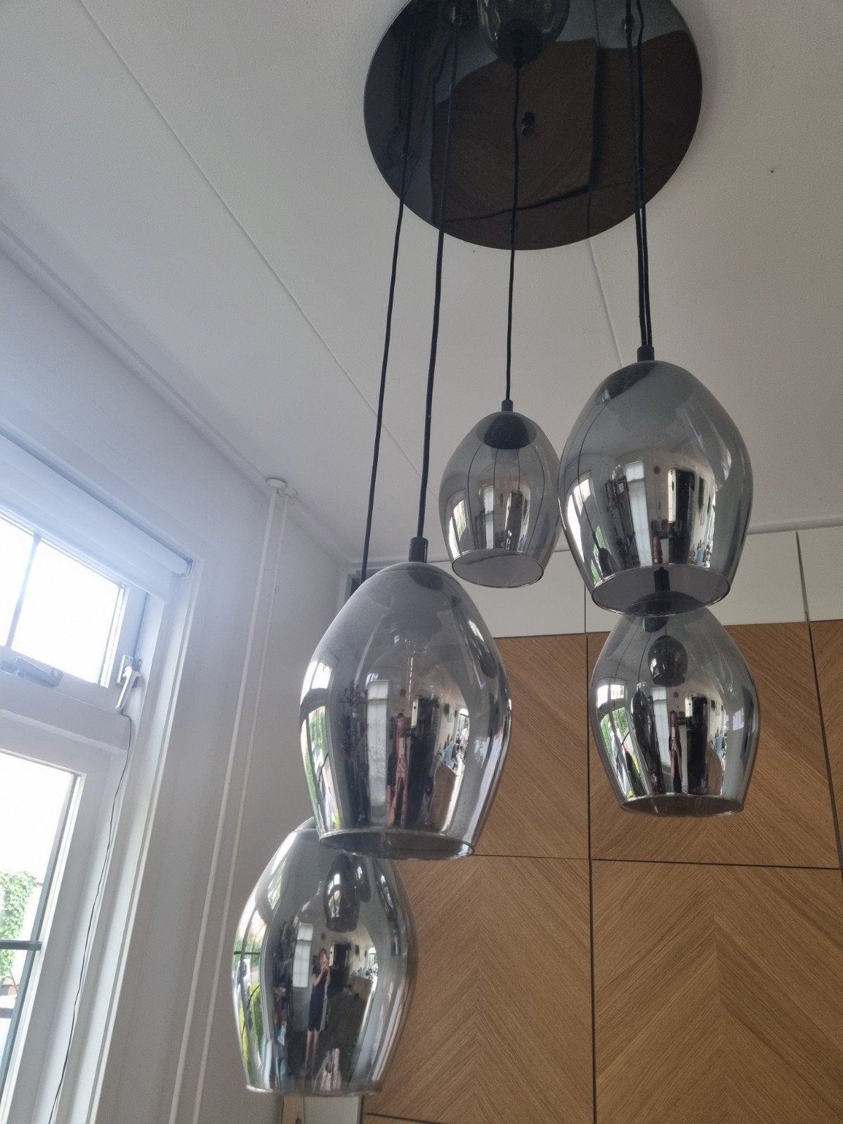 Eetafel hanglamp, Huis en Inrichting, Lampen | Hanglampen, Ophalen, Zo goed als nieuw, Minder dan 50 cm