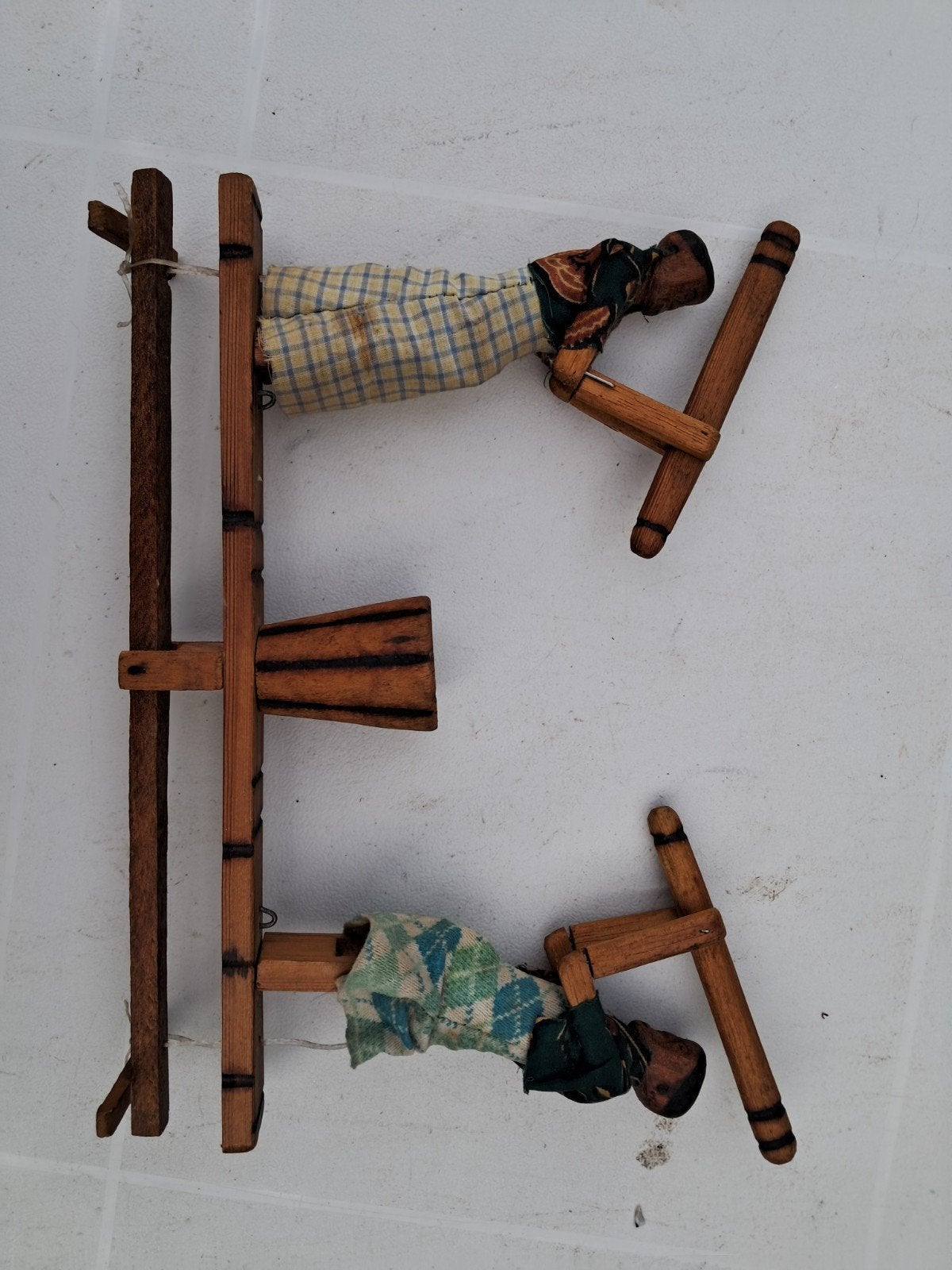 Mechanisch speelgoed: Vijzelstampers (reparatie nodig), Antiek en Kunst, Ophalen of Verzenden
