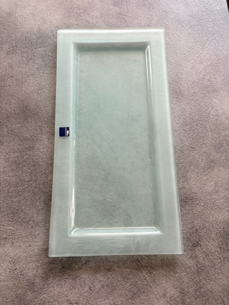 Leonardo schaal 44x22cm, Huis en Inrichting, Ophalen of Verzenden, Zo goed als nieuw, Rechthoekig, Glas