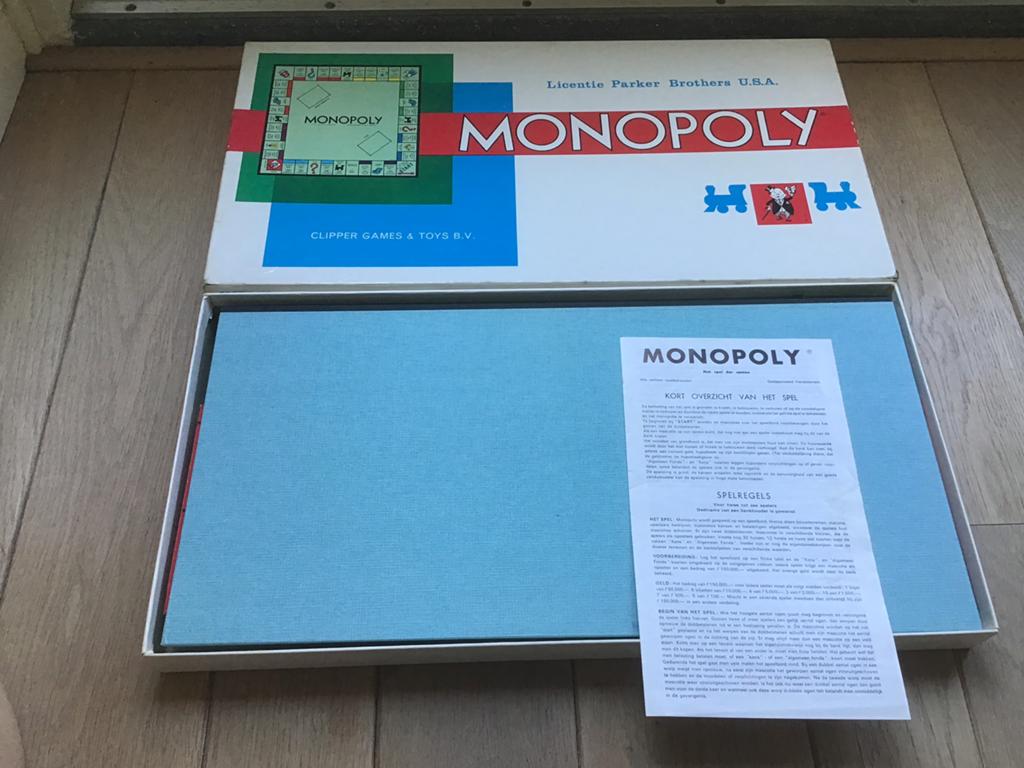 Monopoly van Clipper compleet gulden uitvoering 1998., Ophalen of Verzenden, Zo goed als nieuw