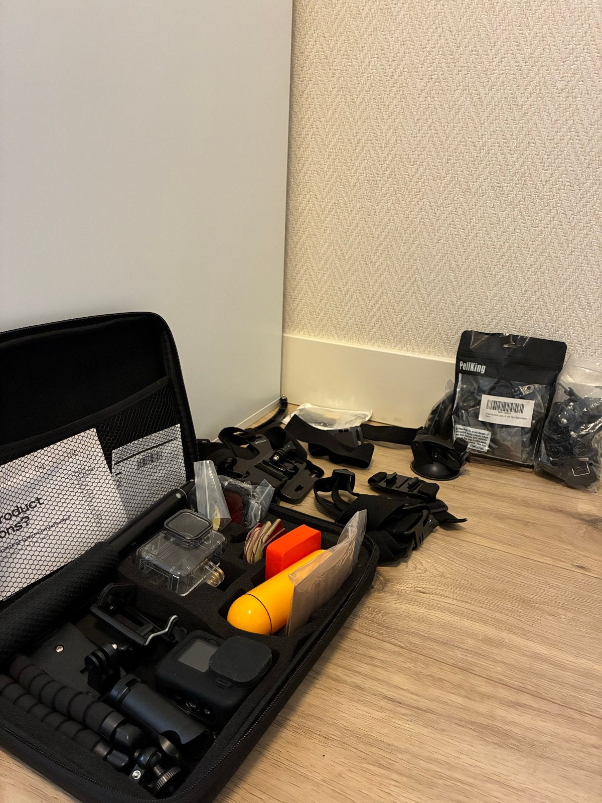 GoPro Hero 12 Black met 50+ accessoires