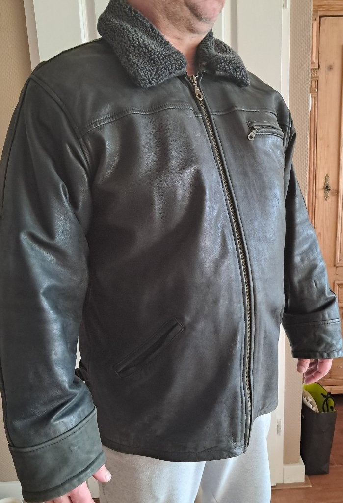 leren jas, Ophalen, Gedragen, Overige maten, Overige kleuren
