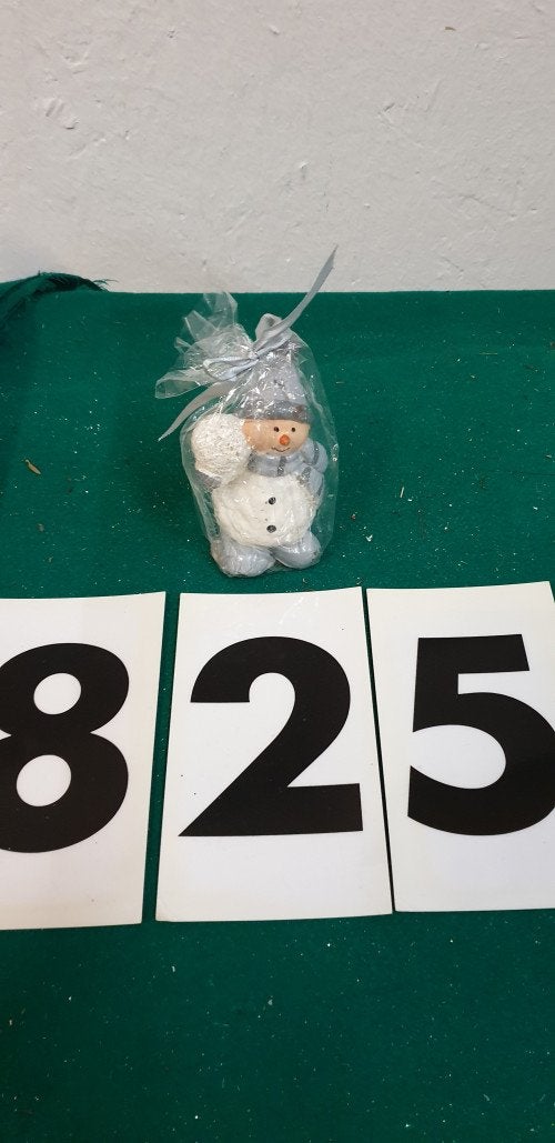 825 ]  kaars sneeuwpop, Ophalen of Verzenden, 'T Olde Gre-j, Info@toldegrej.nl, Endepoelstraat 20f Didam