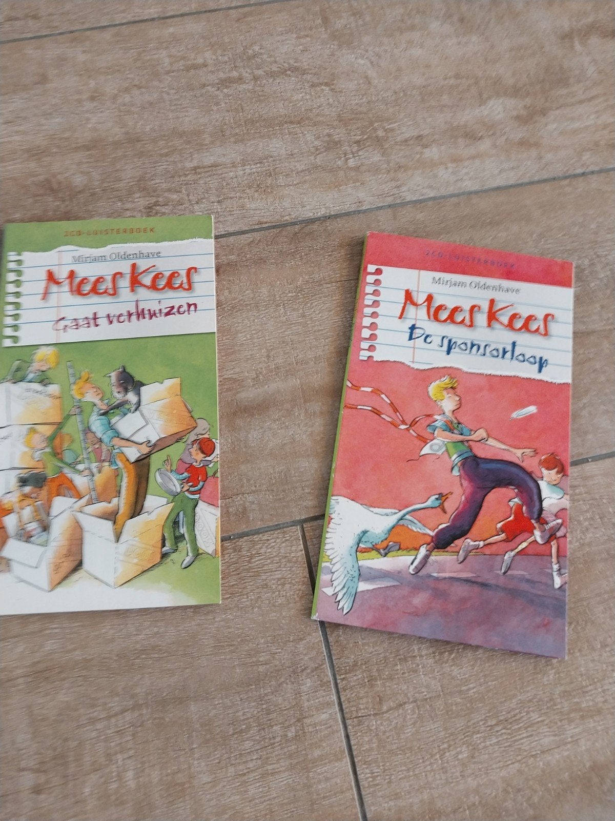 Mees Kees luisterboeken: Gaat verhuizen & De sponsorloop, Ophalen of Verzenden, Gelezen, Mirjam Oldenhave, Fictie