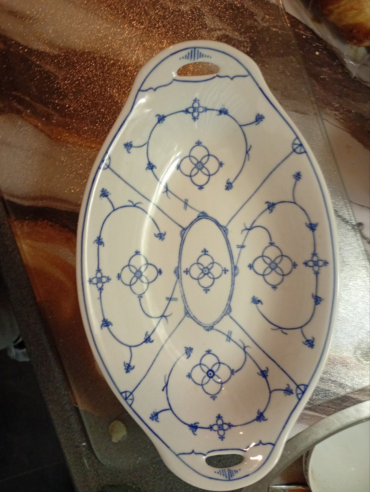 Jäger Eisenberg Porseleinen Ovenschaal - Zwiebelmuster, Ophalen of Verzenden