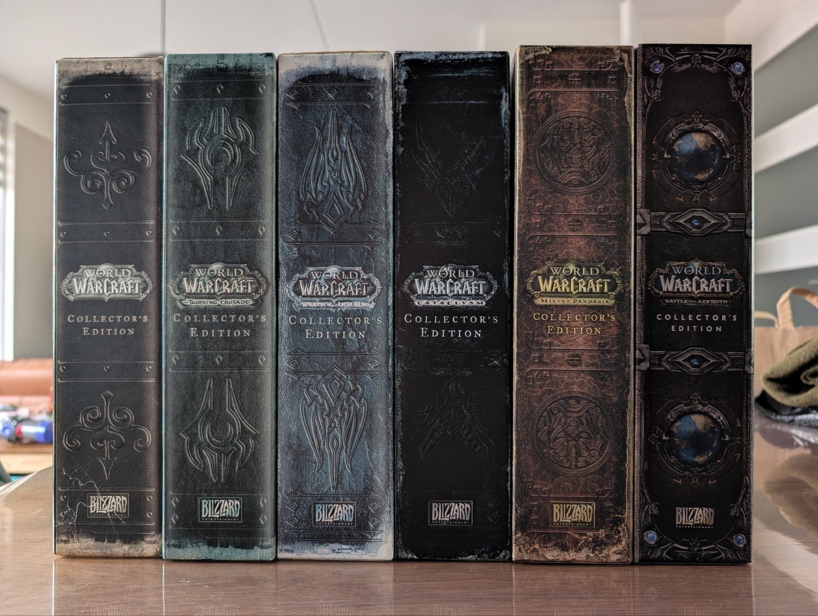 World of Warcraft Collector Editions 6x, Online, 1 speler, Ophalen of Verzenden, Zo goed als nieuw