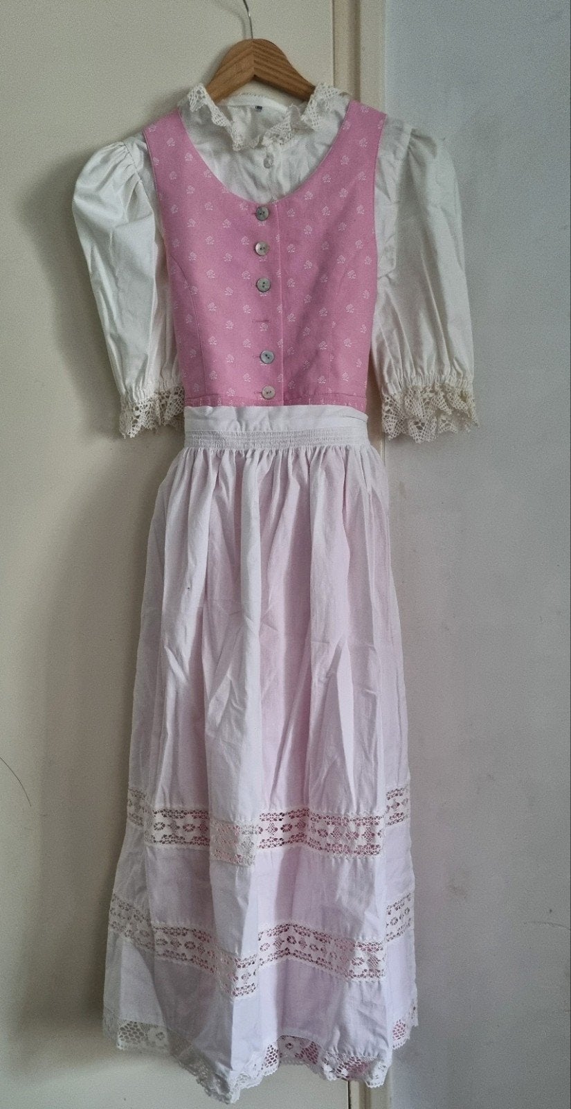 Mooie complete Dirndl mt 146 met blouse schort oktoberfeest, Meisje, Hammerschmid, Ophalen of Verzenden, Zo goed als nieuw