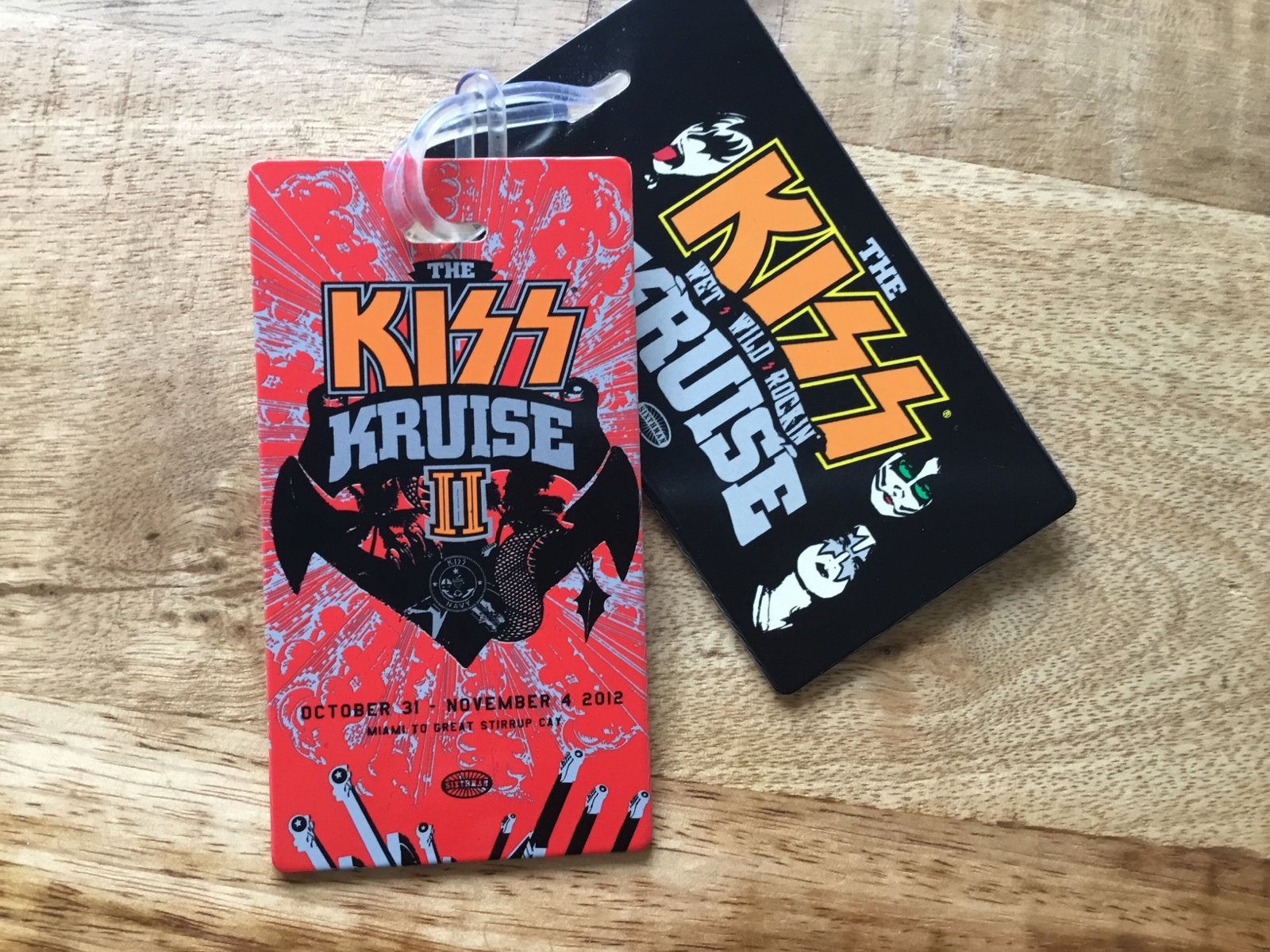 Kiss koffer label, Verzamelen, Ophalen of Verzenden