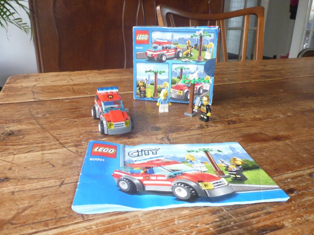 Lego 60001 City Fire Chief Car, City, Lego, Ophalen of Verzenden, Zo goed als nieuw