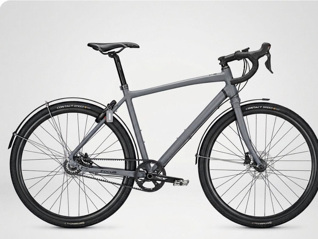 Focus Stads/Gravelbike M/L - Carbon Belt, Shimano Alfine 8, Minder dan 10 versnellingen, Zo goed als nieuw, Schijfrem, Ophalen