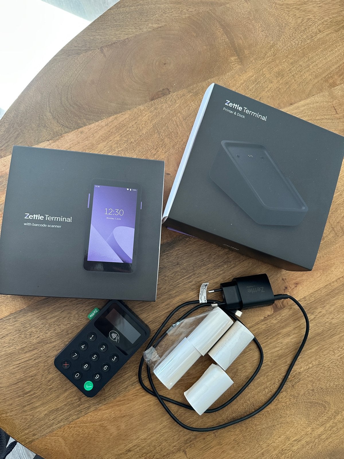 Zettle Terminal met barcodescanner, printer, dock & pin, Ophalen of Verzenden, Overige typen