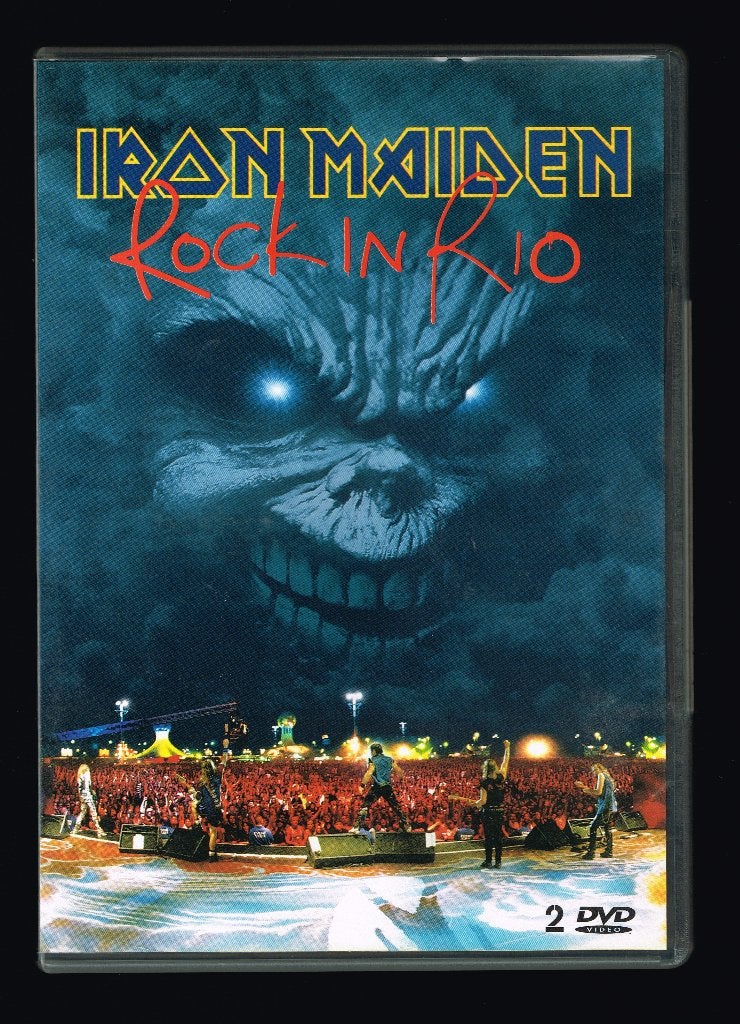 Iron Maiden - Rock In Rio 2-disc DVD, Engels, Verzenden, Alle leeftijden, Zo goed als nieuw