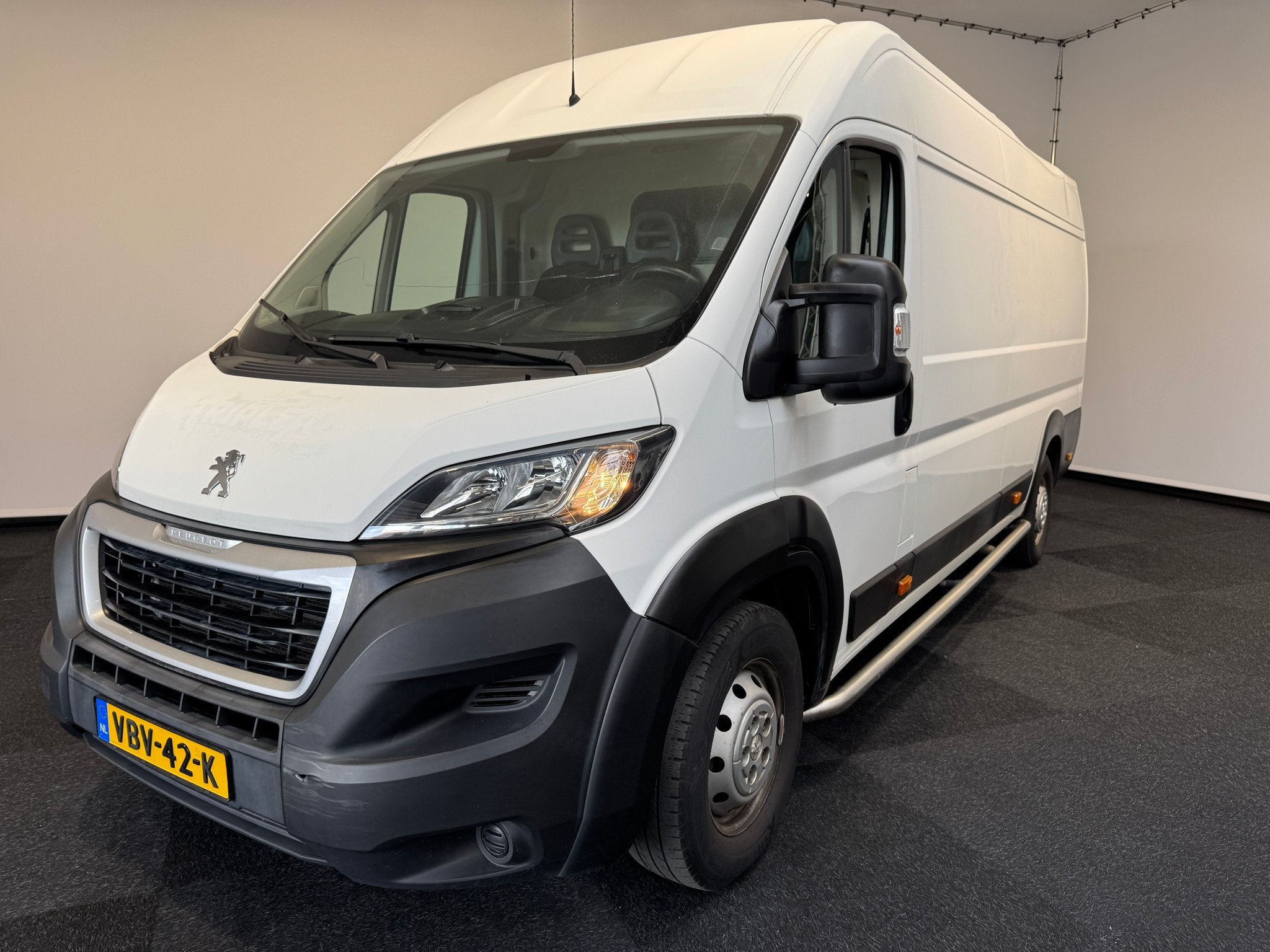 Peugeot Boxer 90000 km Boxer Maxi L4H2 435 BlueHDi 160 PK Eu, Gebruikt, Euro 6, 4 cilinders, Origineel Nederlands