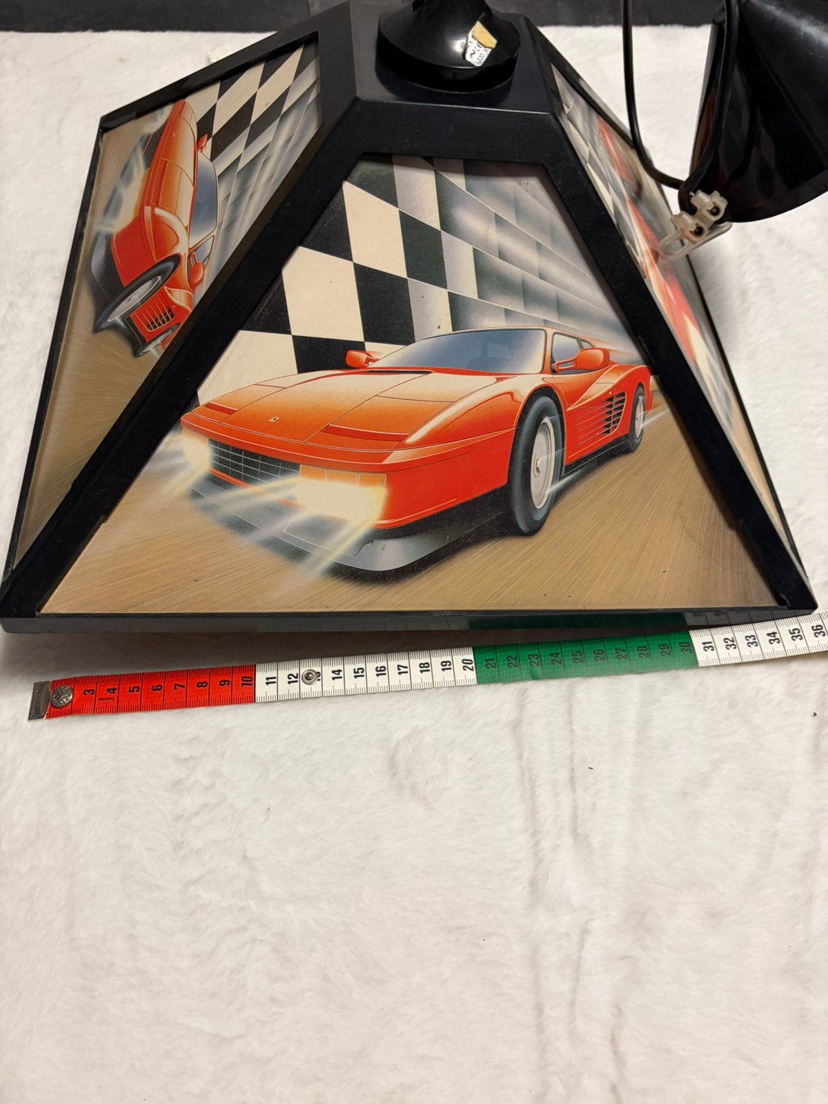 Plafond lamp ferrari testarossa, Huis en Inrichting, Lampen | Hanglampen, Ophalen of Verzenden, Zo goed als nieuw