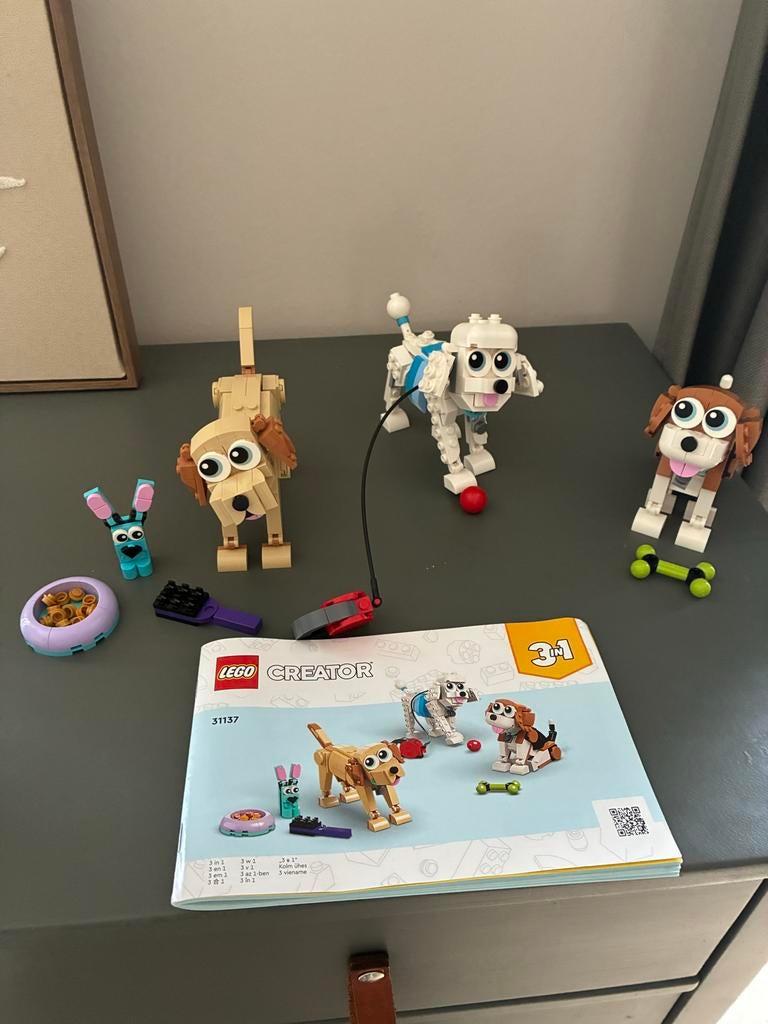 LEGO Creator 31137 Honden 3-in-1 set, Ophalen of Verzenden, Zo goed als nieuw