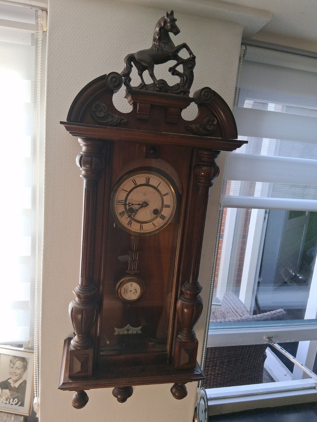 Paardjes regulateur, Antiek en Kunst, Antiek | Klokken, Ophalen