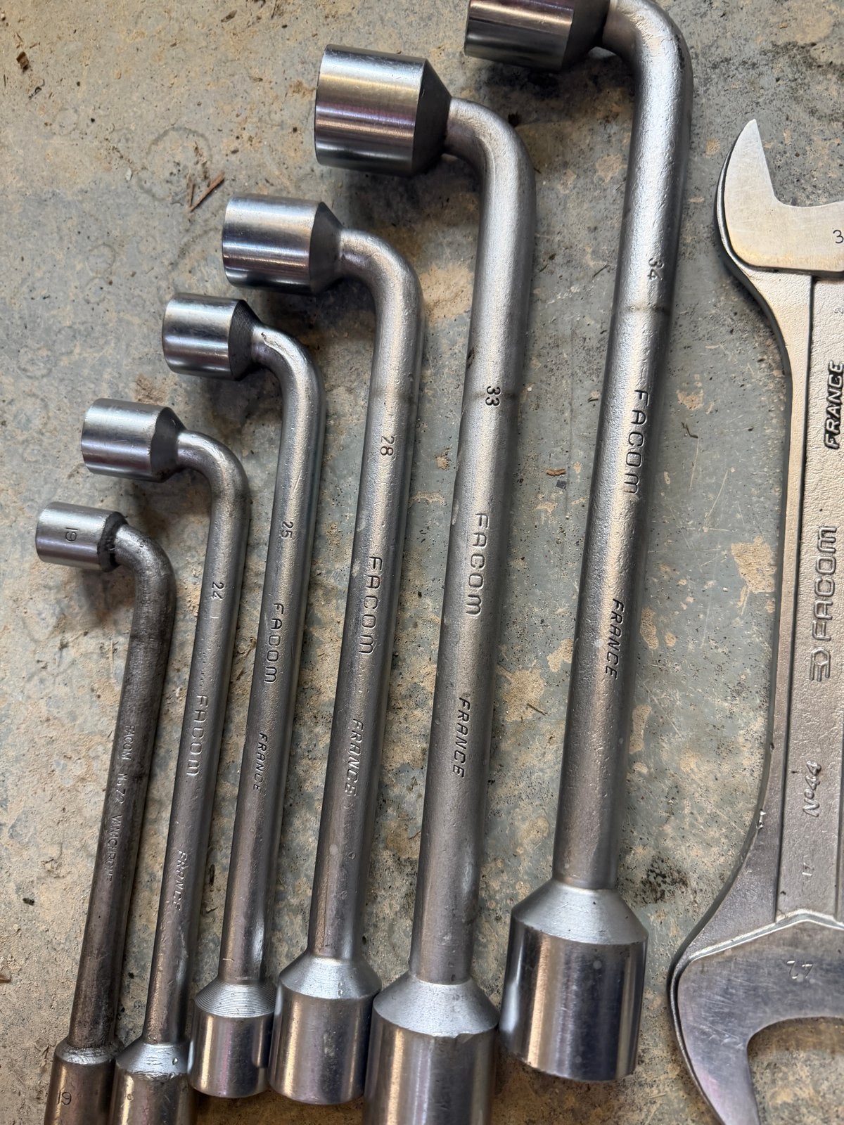 FACOM Sleutelset en Pijpsleutels - Diverse Maten, Doe-het-zelf en Verbouw, Gereedschap | Handgereedschap, Ophalen of Verzenden